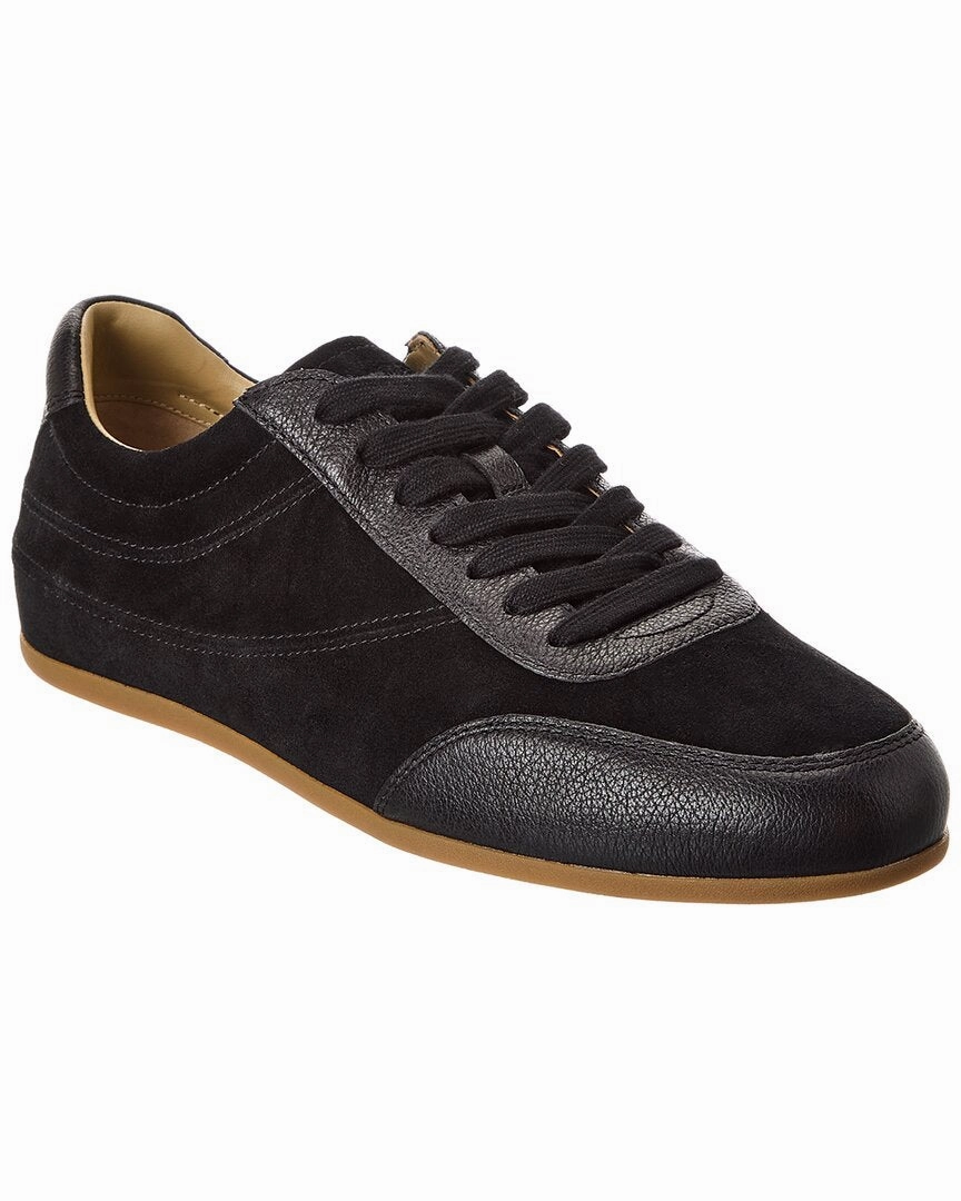 Recycled materials Midsole Cushioning Vince Jet Trainer Leather & Suede Sneaker