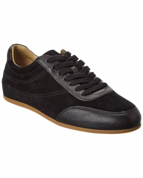 Vince Jet Trainer Leather & Suede Sneaker running in wet conditions shoes Stable Support