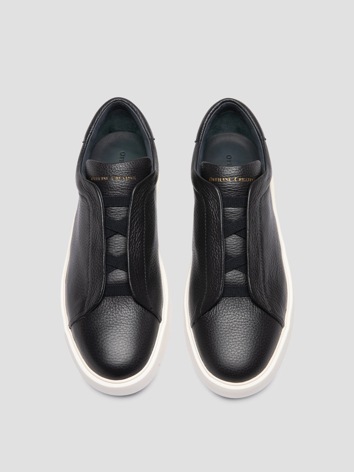 SLOUCH 003 - Blue Leather Low Top Sneakers scientific - event running wear winter running footwear