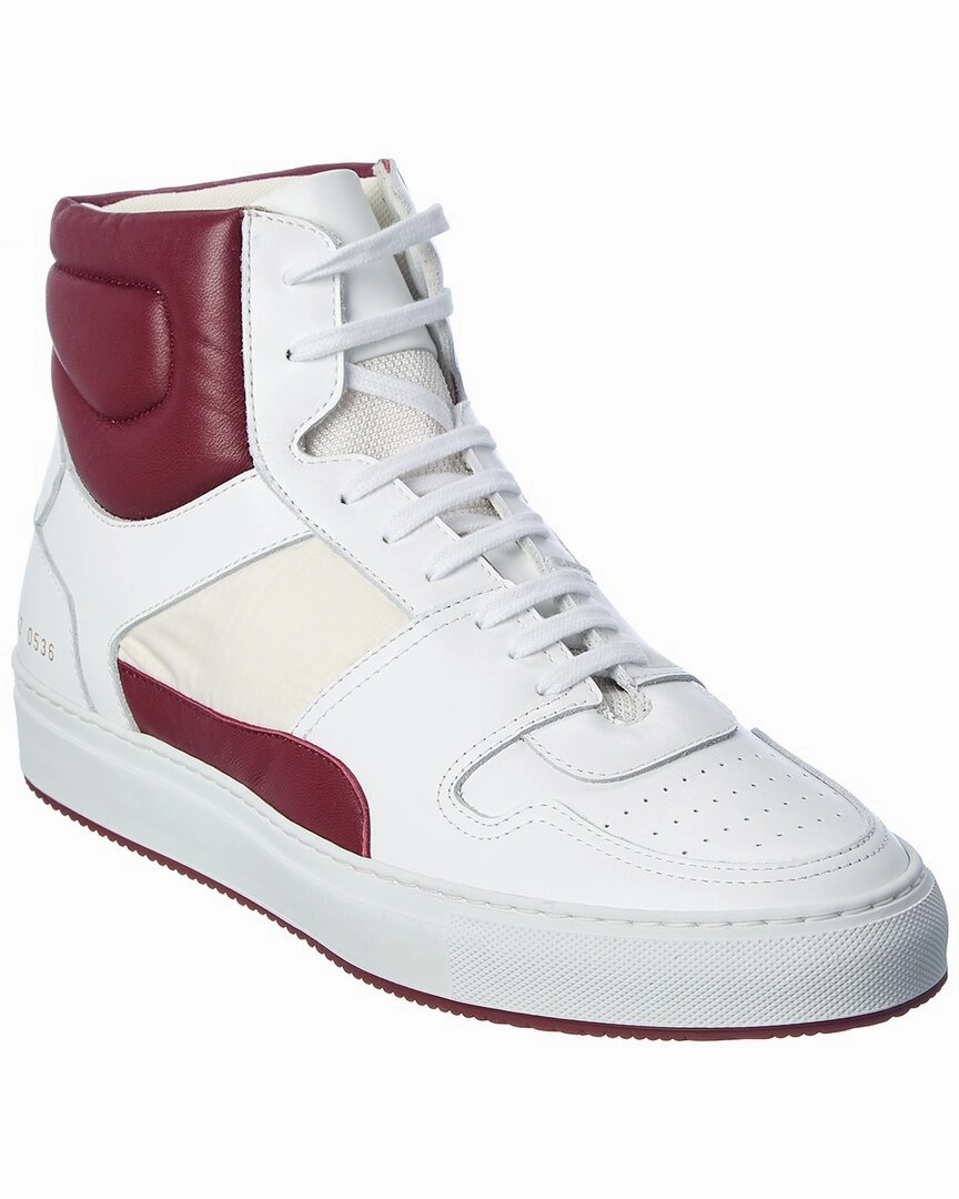 Common Projects Leather High-Top Sneaker Reinforced Sides