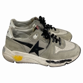 Strappy running in 10K races shoes Golden Goose Running Sole Sneakers in Grey Suede