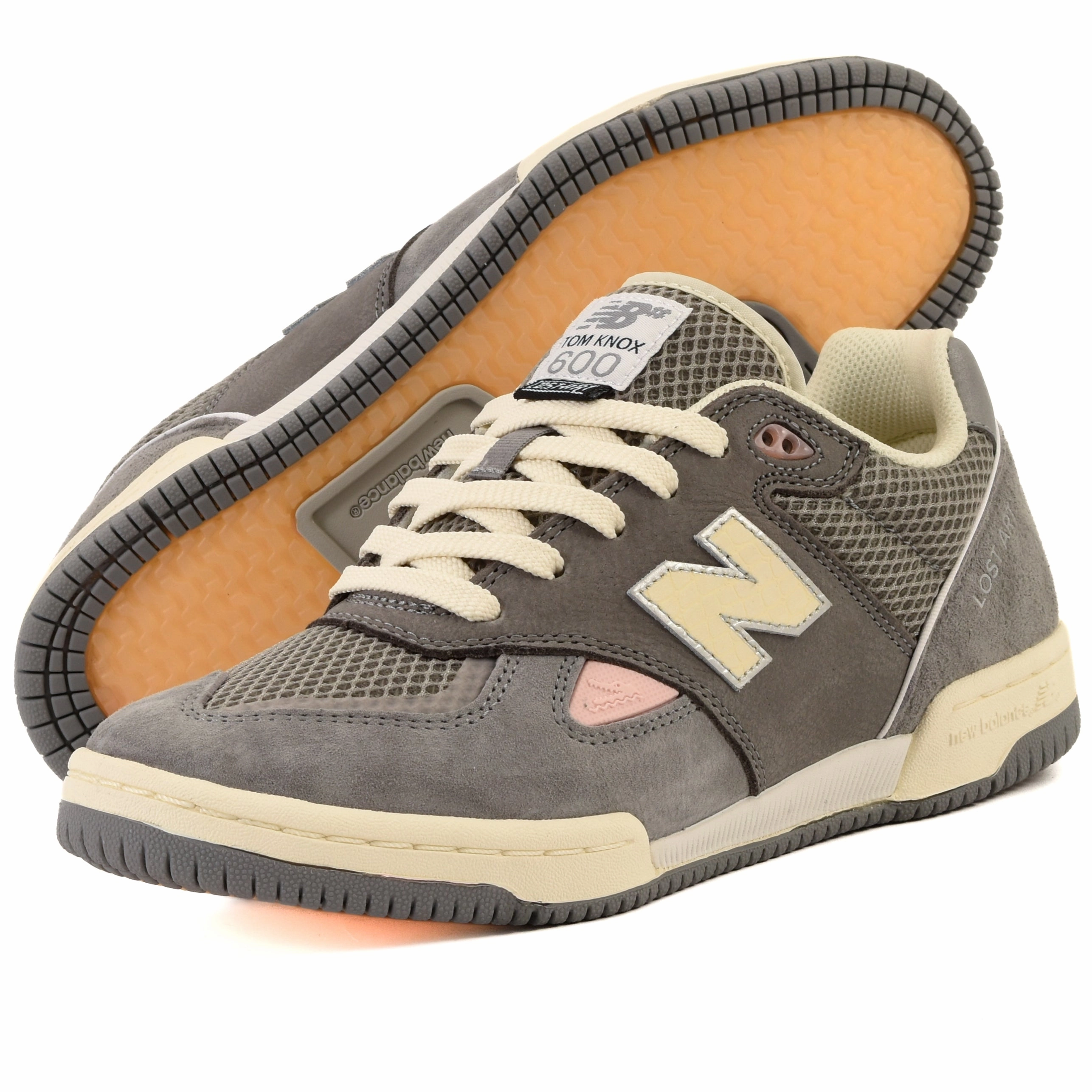 New Balance - 600 ART (Grey/Grey) Breathable mesh upper