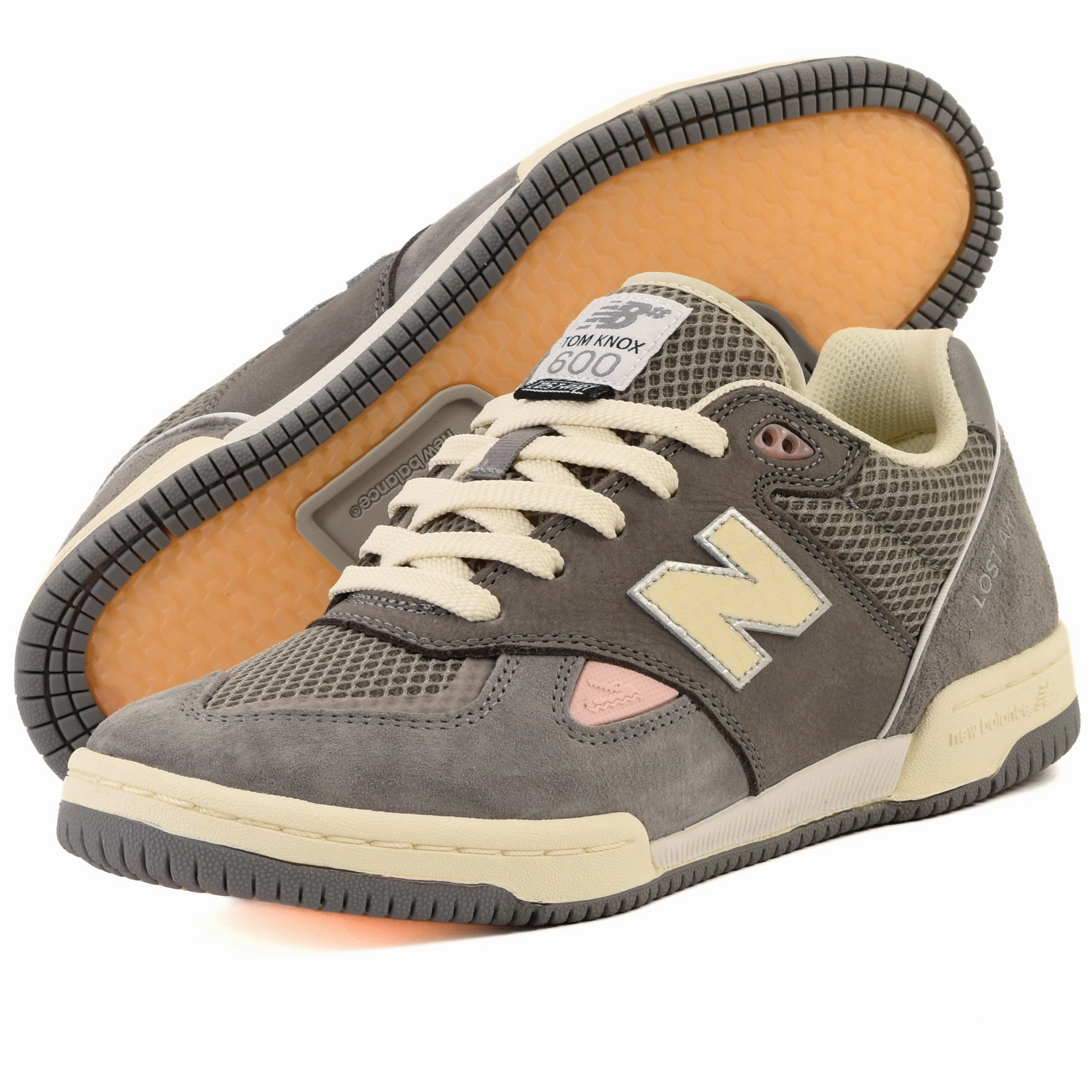 New Balance - 600 ART (Grey/Grey) herringbone outsole running shoes hot - weather running gear