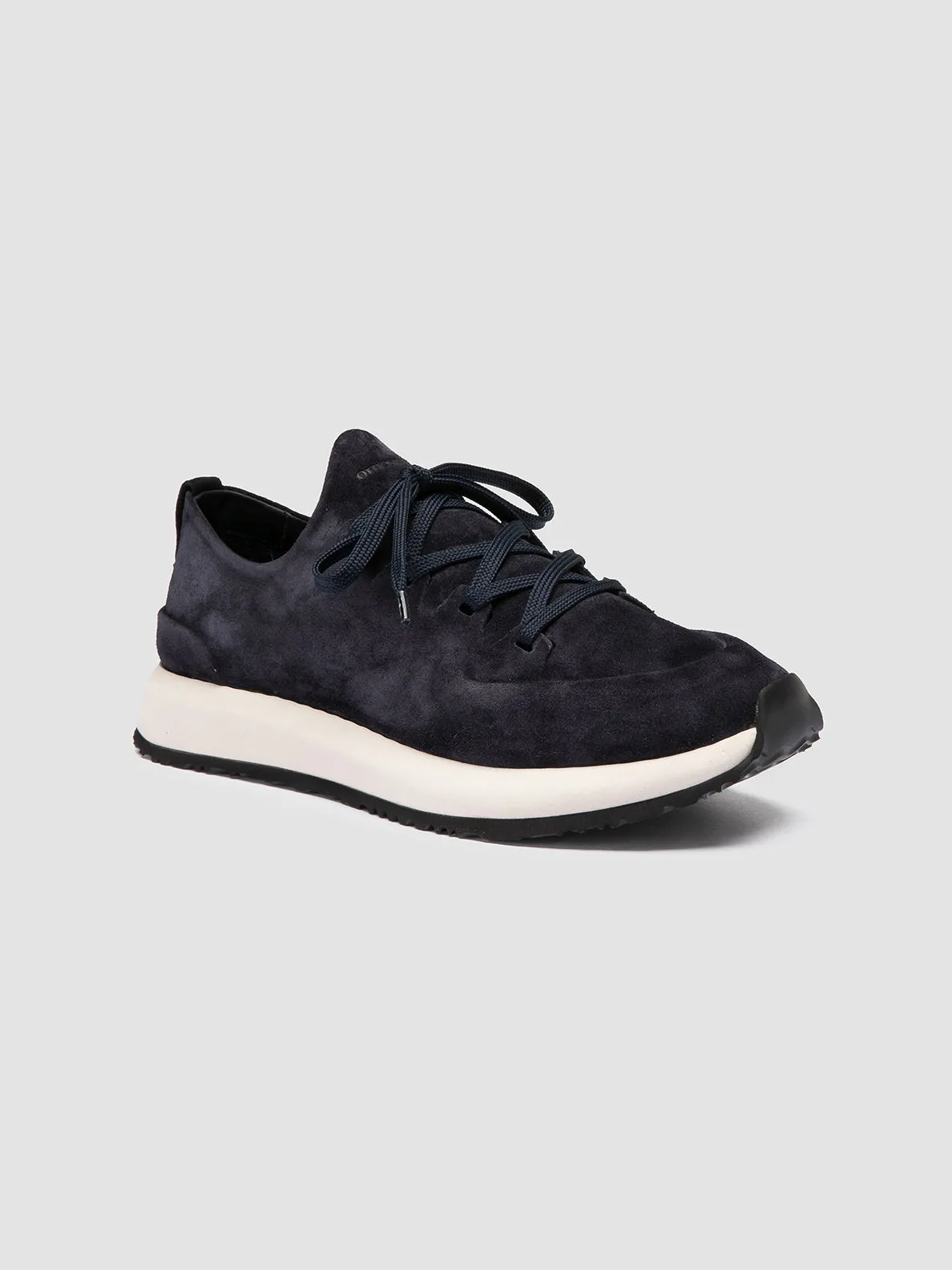 ENTIRE 001 - Navy Suede Low Top Sneakers minimalist - design - elegance shoes memorable - running