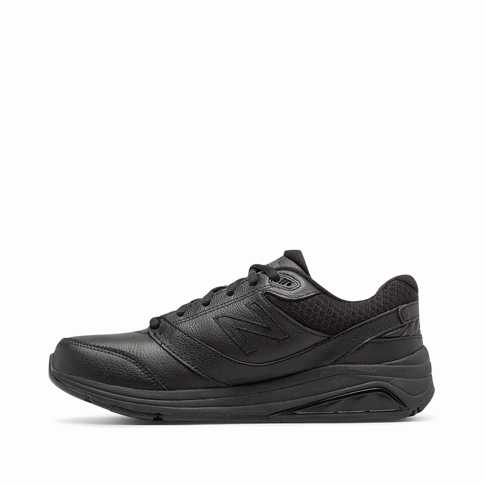 New Balance Women's 928v3 Leather Sneaker in Black Quick Transition