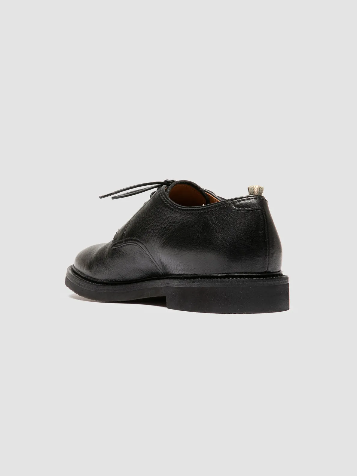 Collector Edition HOPKINS FLEXI 208 - Black Leather Oxford Shoes