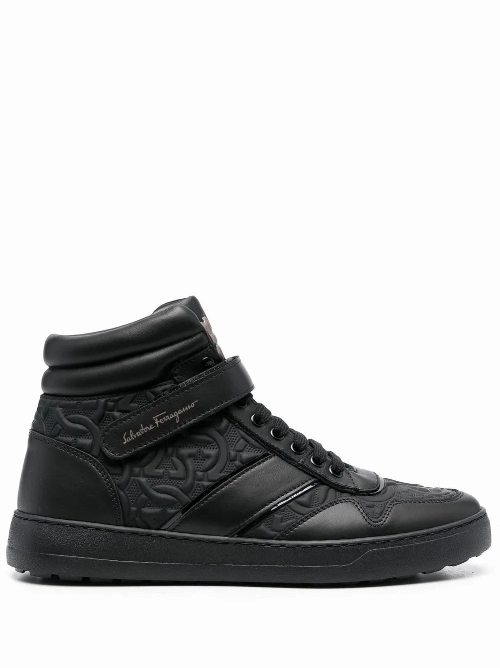shock - absorbing sole nylon shoes Ferragamo Sneaker Alta