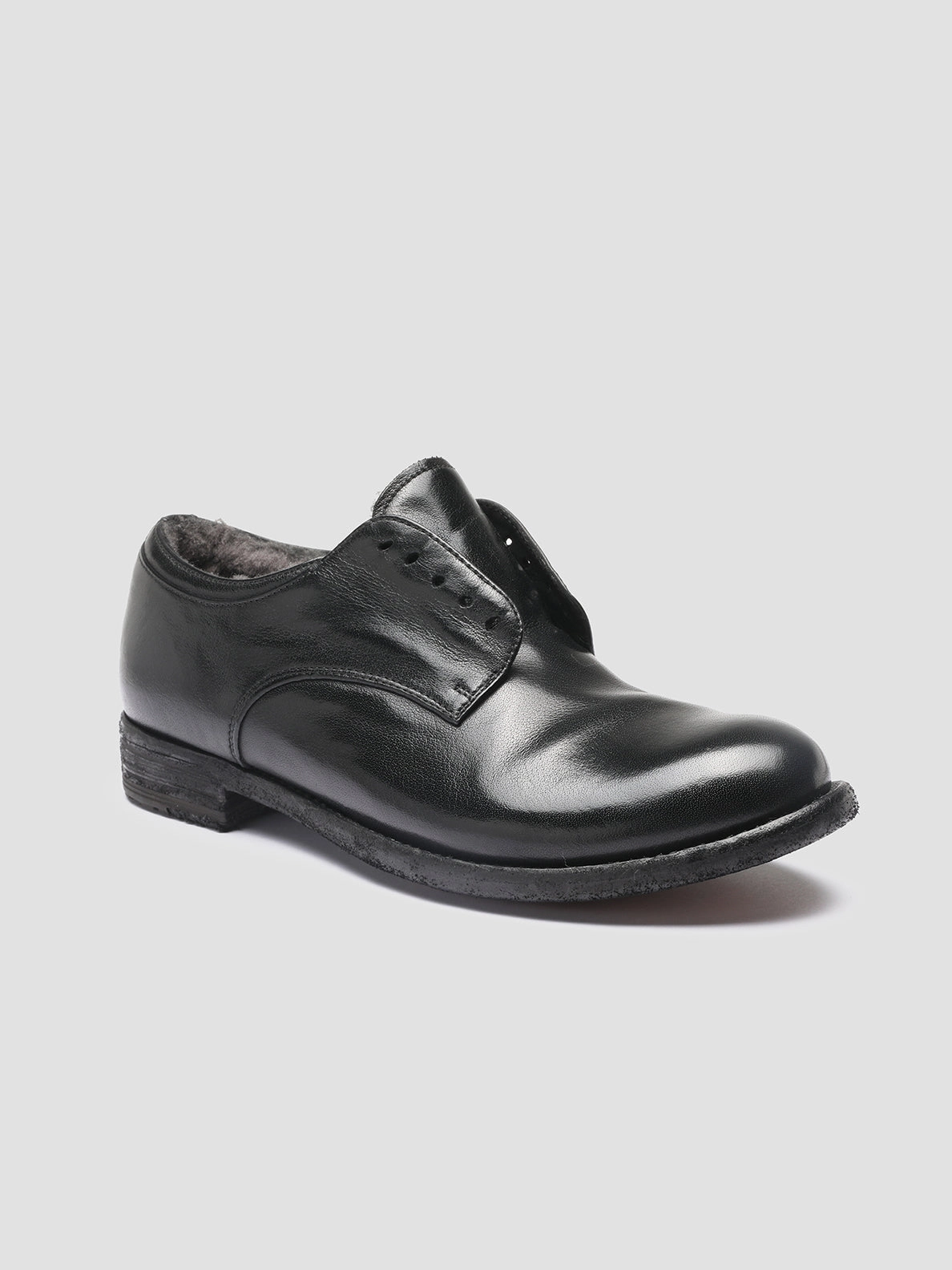 Subtle Fashion LEXIKON 102 - Black Leather Derby Shoes