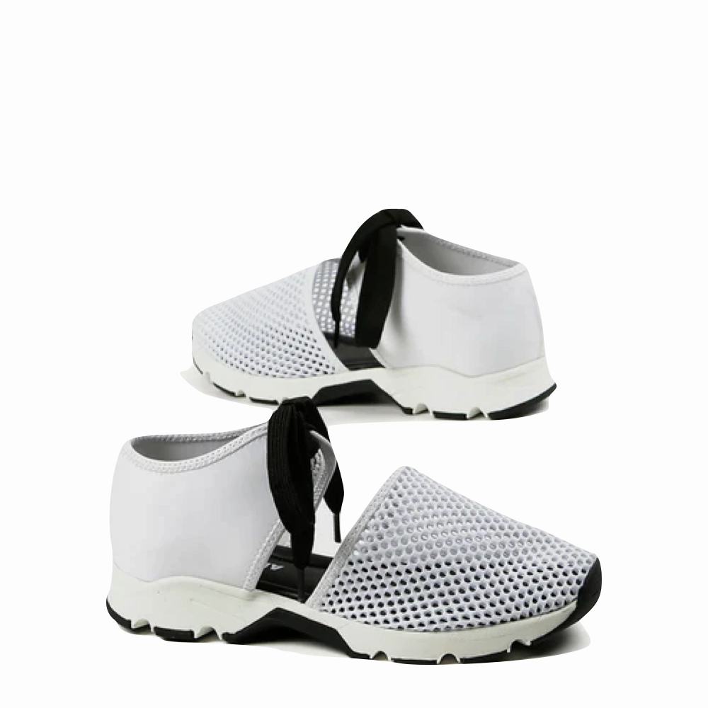 Prairie Path All Black Women's Amazing Mesh Sneaker in White