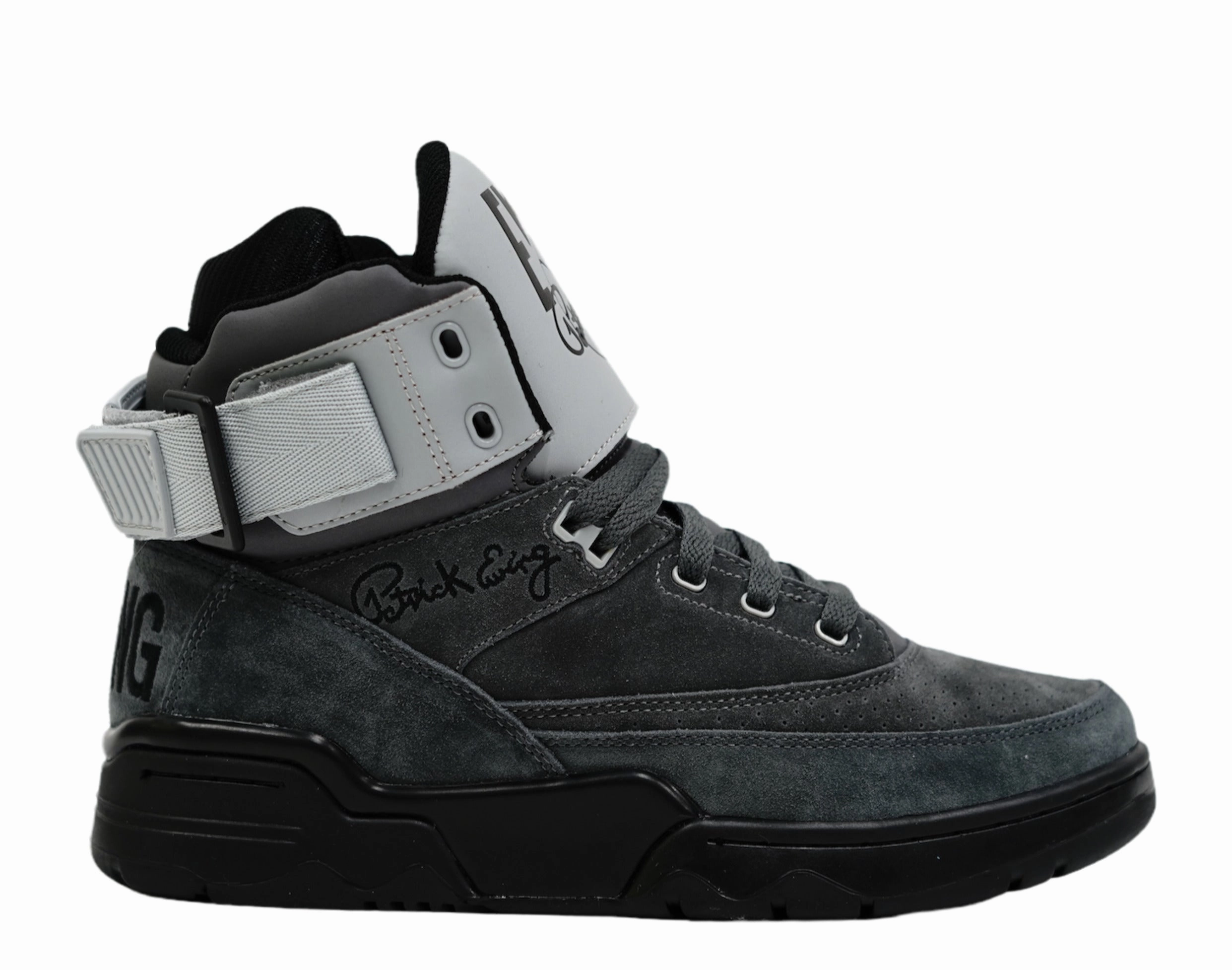 Ewing Athletics Ewing 33 Hi Grey Men's Basketball Shoes 1EW90111-050 solid - color