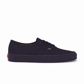 VANS Authentic Black/Black Low Top Shoes Seamless Design
