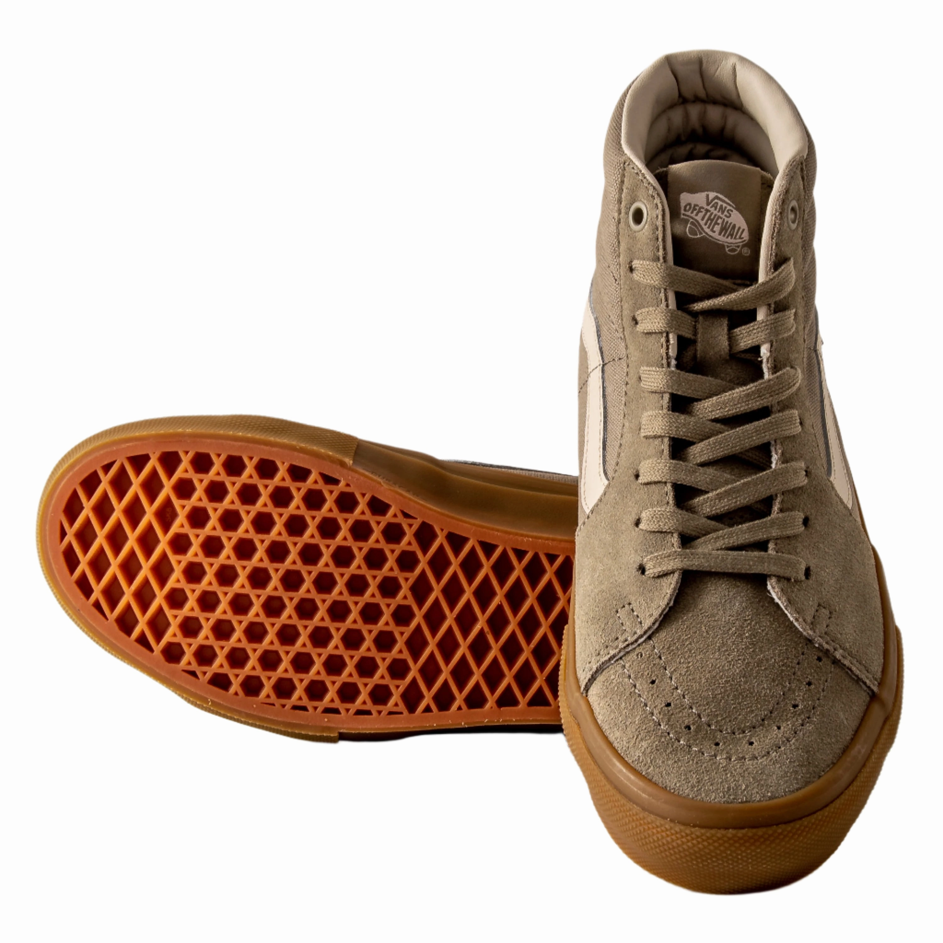 Vans - Skate Sk8-Hi (Khaki/Gum) *SALE running on track