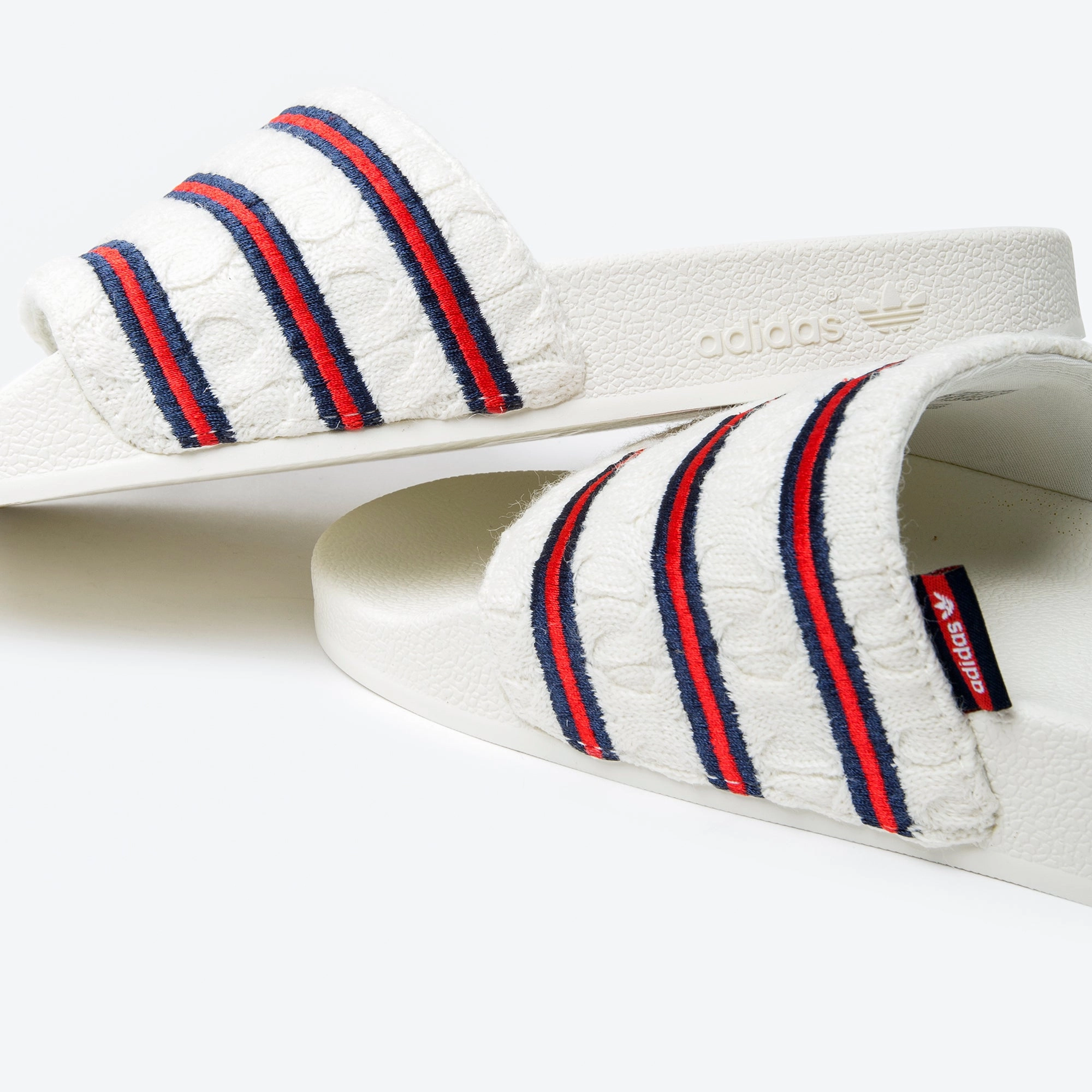 Breathable mesh Extra Butter x Adidas Consortium Adilette Cableknit Slides