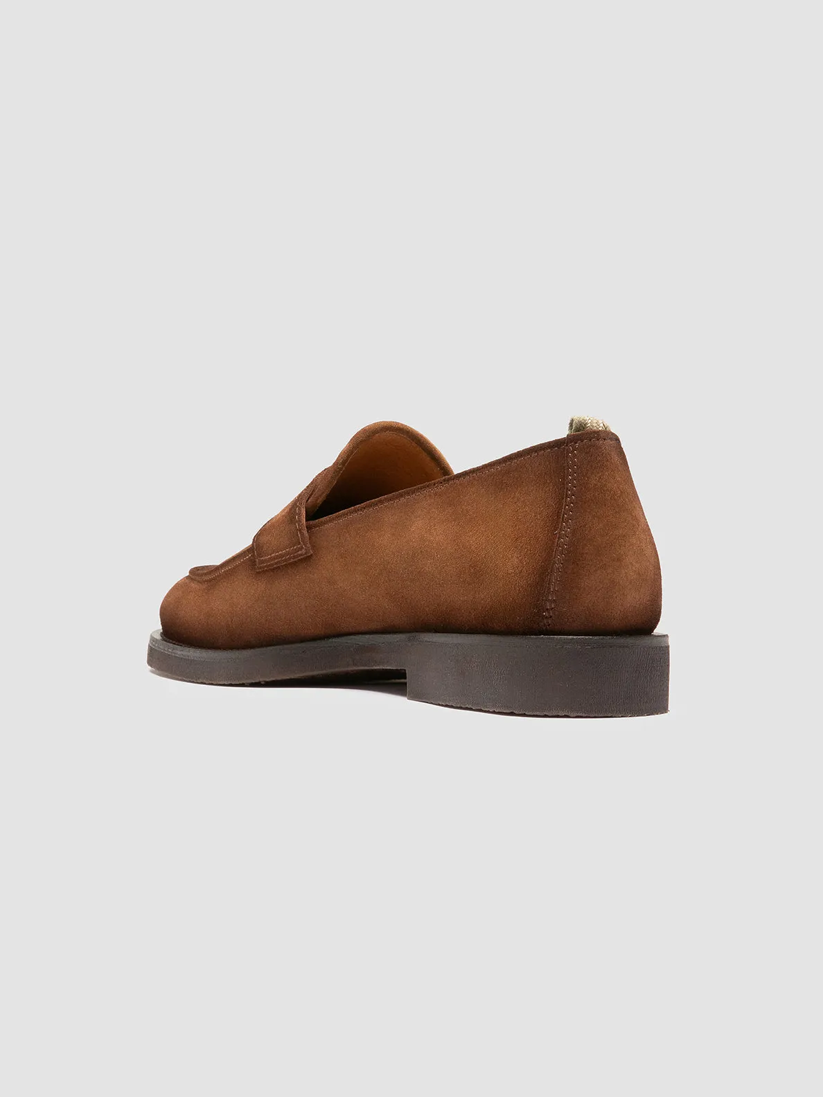 Street Shade OPERA FLEXI 101 - Light Brown Suede Penny Loafers