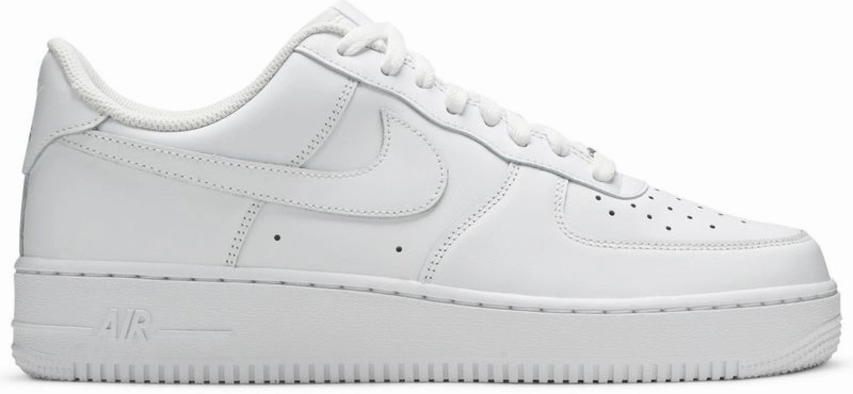 Comfort - Padding running in a track meet shoes Nike Air Force 1 Low White '07
