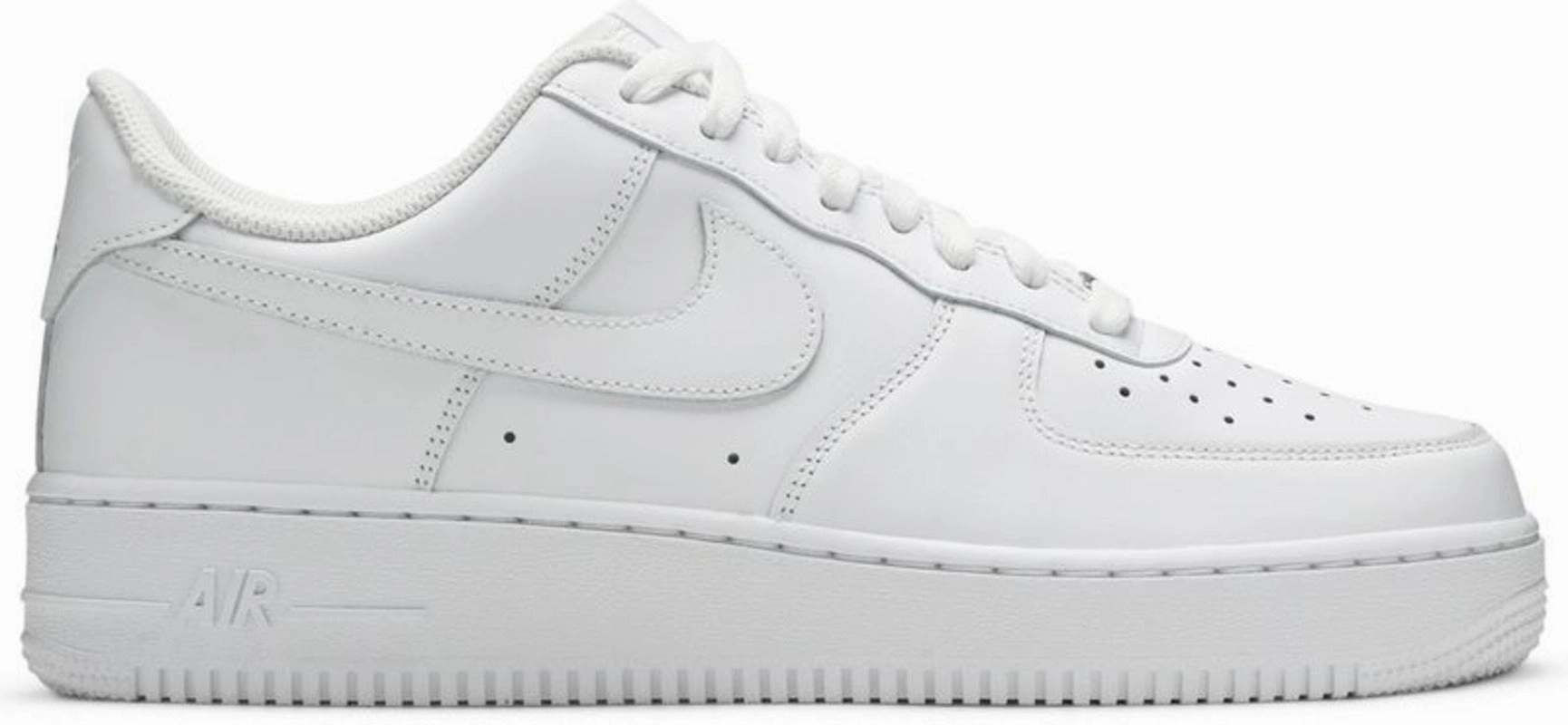 Nike Air Force 1 Low White '07 synthetic upper shoes rubber sole shoe property