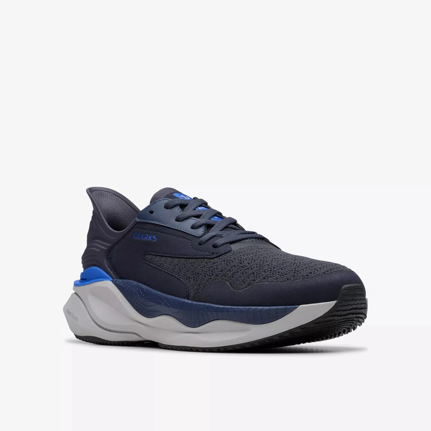 Clarks Men's Pace Sneaker in Navy slip - on style classic - style running shoes