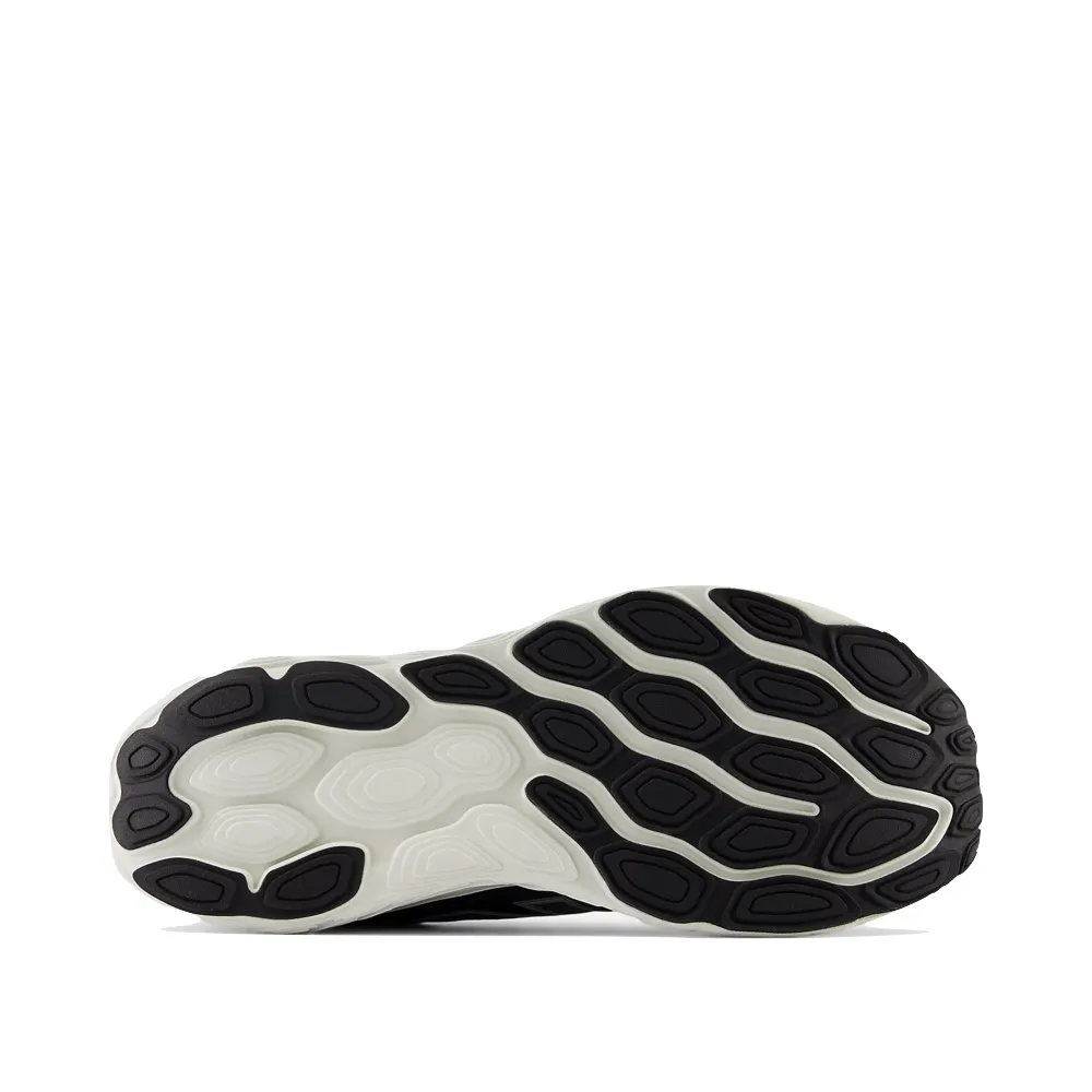 New Balance Men's Fresh Foam X 880v14 in Black with Sea Salt and Silver Metallic shock - absorbing midsole shoes weekday shoes