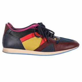 Burberry Prorsum The Field Sneakers in Multicolor Leather Breathable Toe Box Soft Soles