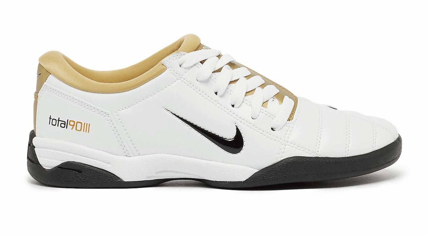 Interchangeable Nike Total 90 3 SP White Metallic Gold