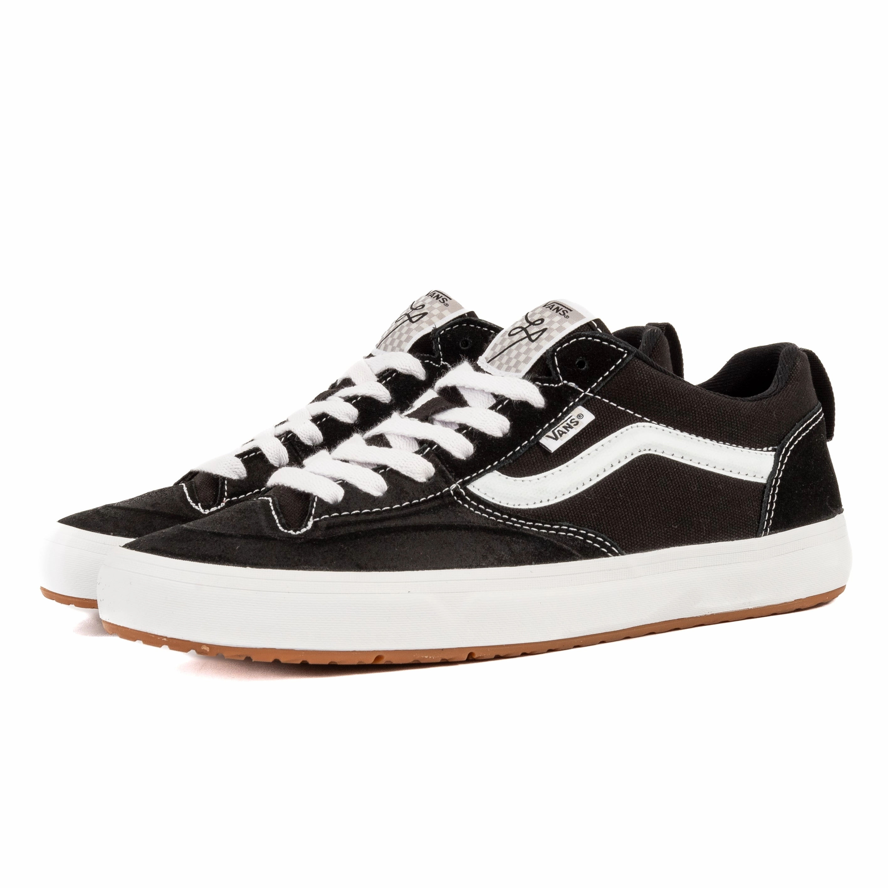 Support Layer Flexible Footwear Vans - Lizzie Low (Black/White)