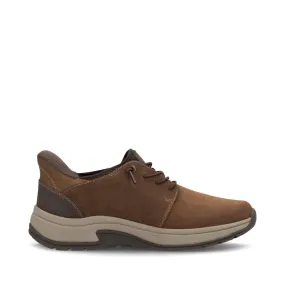 Quiet Traction light feel Rieker Men's Bruce 50 Elastic Lace Shoe in Brown