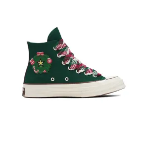 Air Comfort youth trend Converse - Unisex Chuck 70 X-Mas Gingerbread & Knit Sock High Top Shoes (A12455C)
