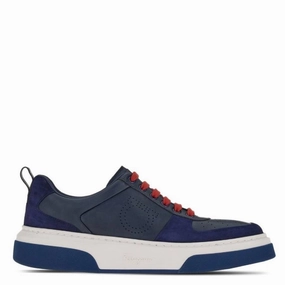 Ferragamo Cassina Gancini Low-Top Sneakers running in well - maintained tracks shoes