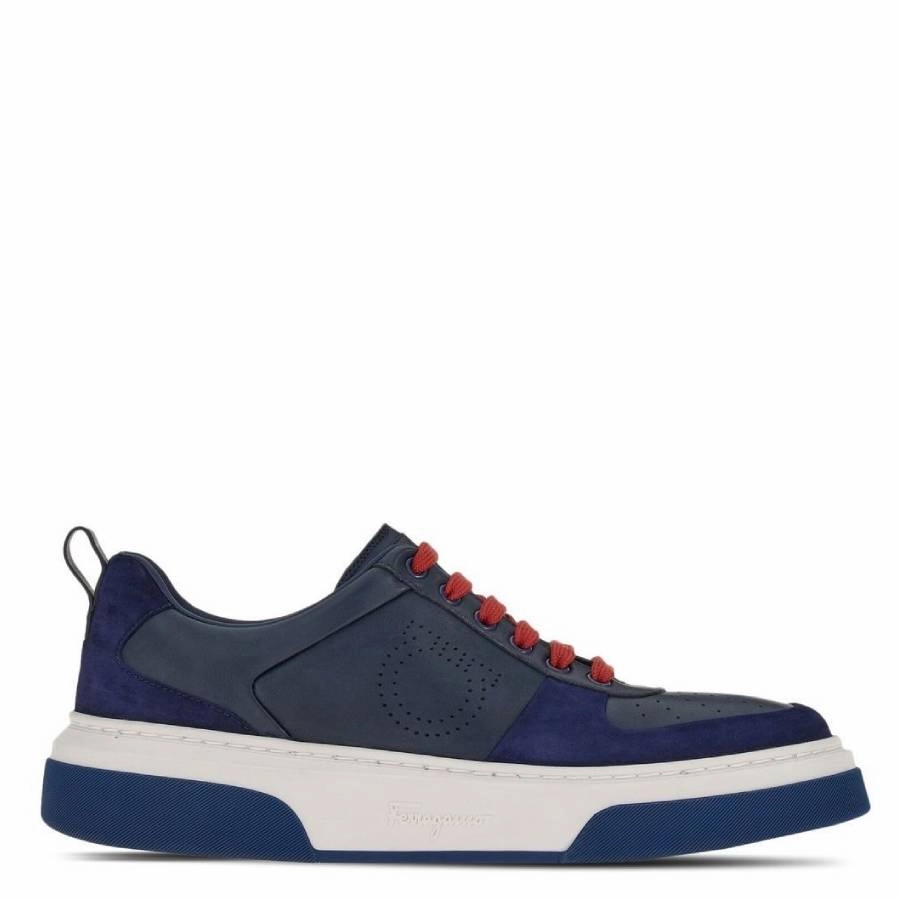 Ferragamo Cassina Gancini Low-Top Sneakers running in well - maintained tracks shoes