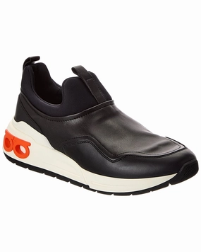 Ferragamo Cosma Leather Sneaker water - resistant feature