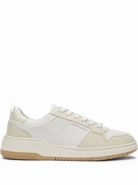 Ferragamo Leather-Panelled Sneakers custom - made running shoes