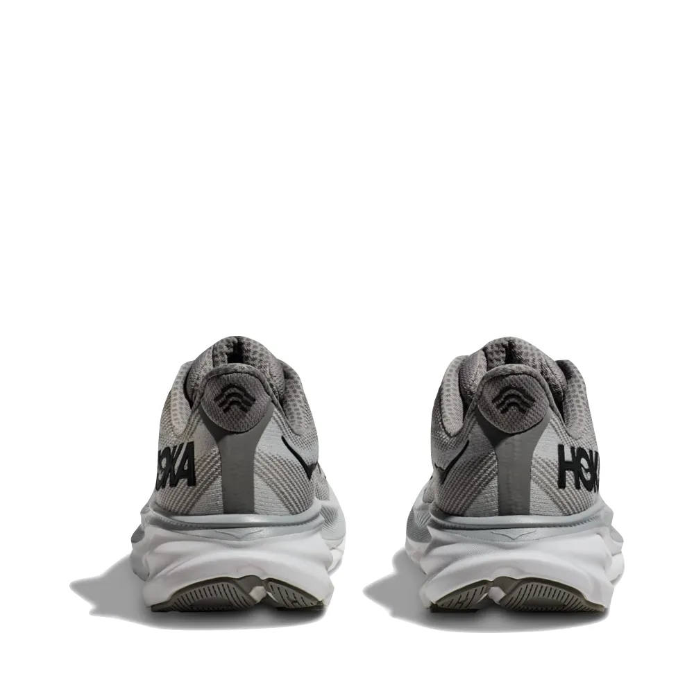 Hoka Men's Clifton 9 Sneaker in Harbor Mist/Black Spring Vibe