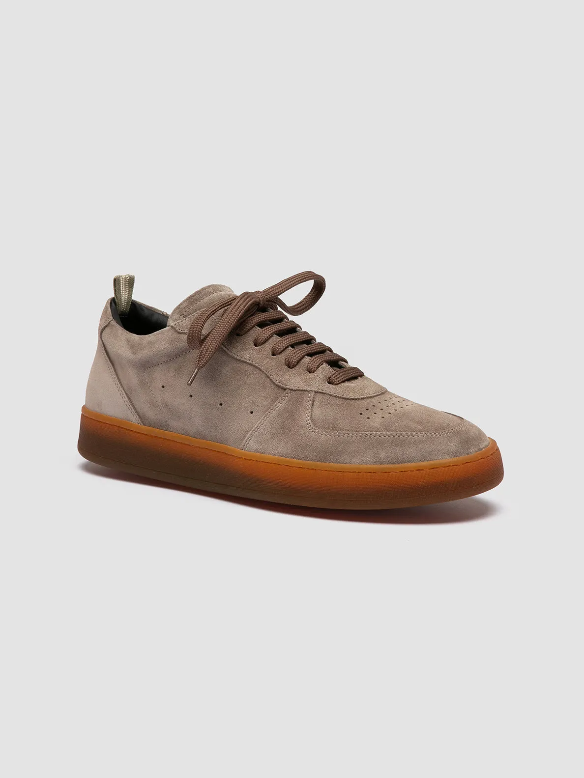 ASSET 001 - Taupe Suede Low Top Sneakers Outdoor Ready