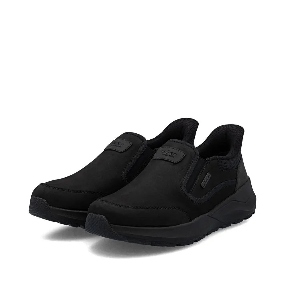 Anti   Blister flex design Rieker Men's Thorben 52 Slip On in Schwarz Black