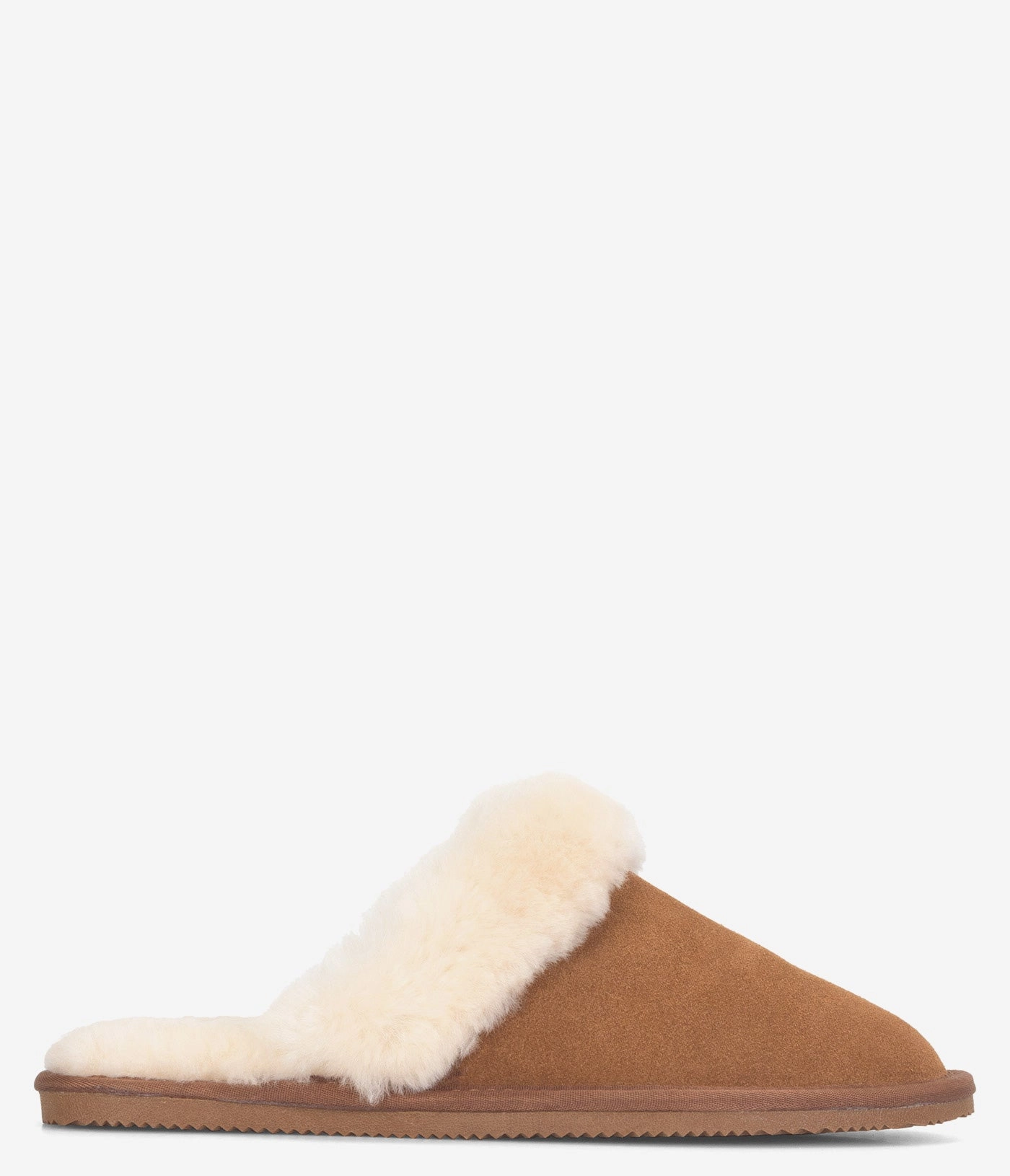 Smooth Surface Burleigh Plush Scuff Slide Sheepskin Slipper - Women