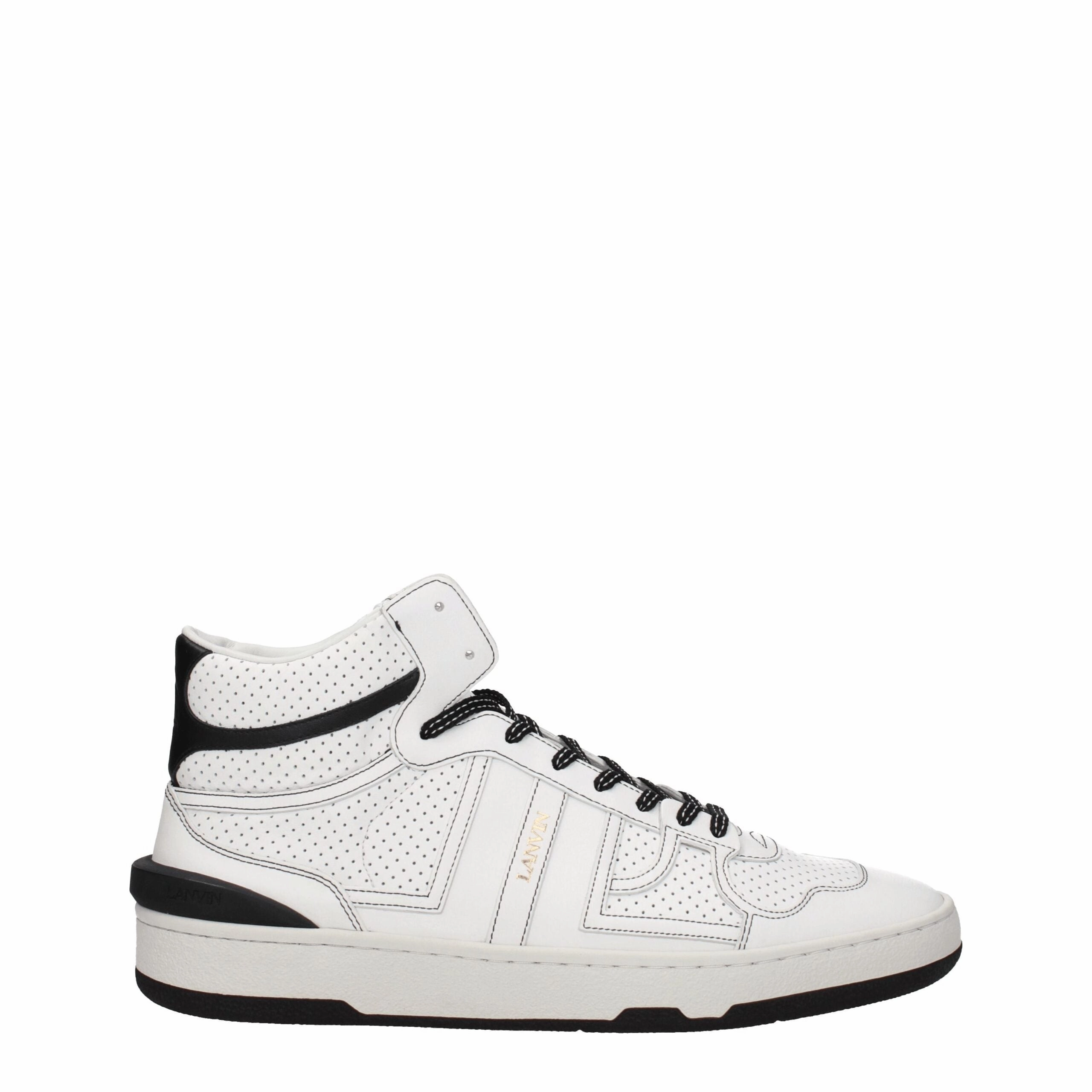 Lanvin Leather Men's Sneakers Traction Fit