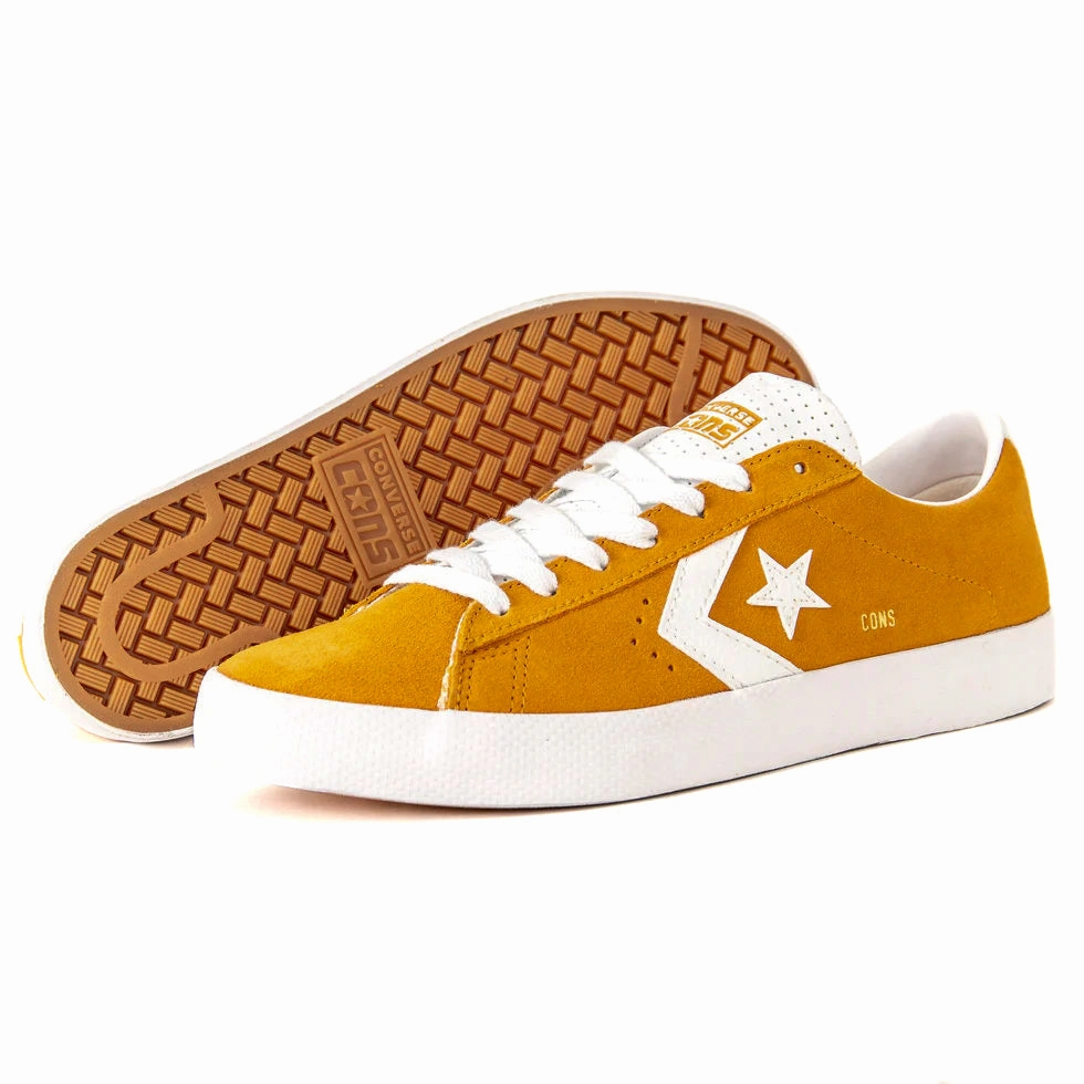Cons - PL Vulc Pro OX (Golden Sundial/White) *SALE running with dog shoes impact - protecting shoes