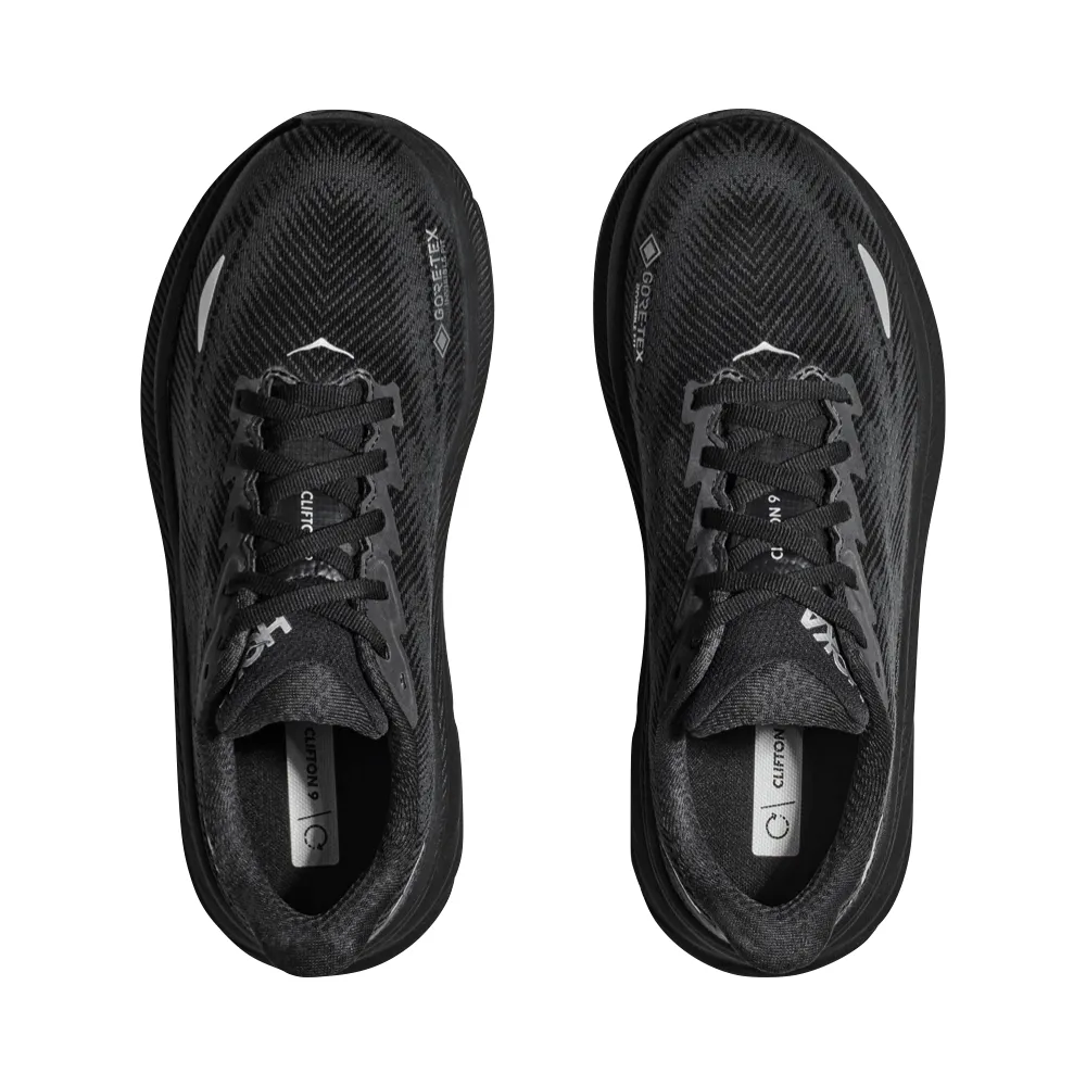 exploration - shoes Hoka Men's Clifton 9 GTX Sneaker in Black/Black