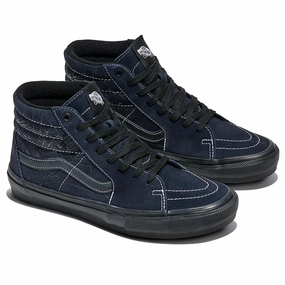 advanced - level running shoes road running shoe alternative Vans - Skate Sk8-Hi (Web Dark Grey/Black)