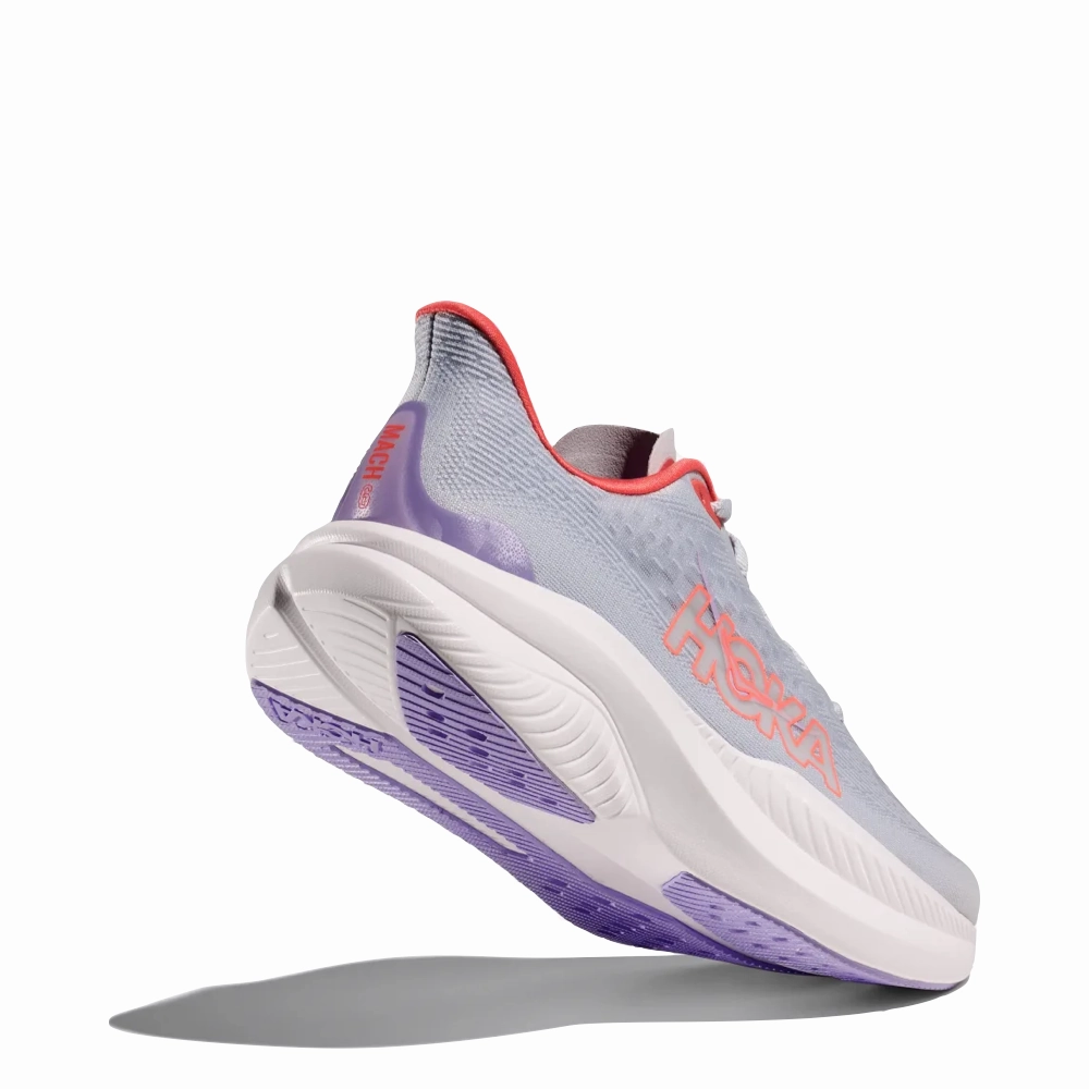 daily runner Travel Choice Hoka Women's Mach 6 Sneaker in Pale Dusk/Gull