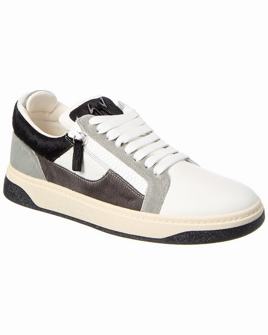Giuseppe Zanotti GZ/94 Leather & Haircalf Sneaker running stride All - Purpose