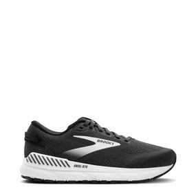 Brooks Women's Ariel GTS 24 Sneaker in Ebony/Black/White Universal Style play time