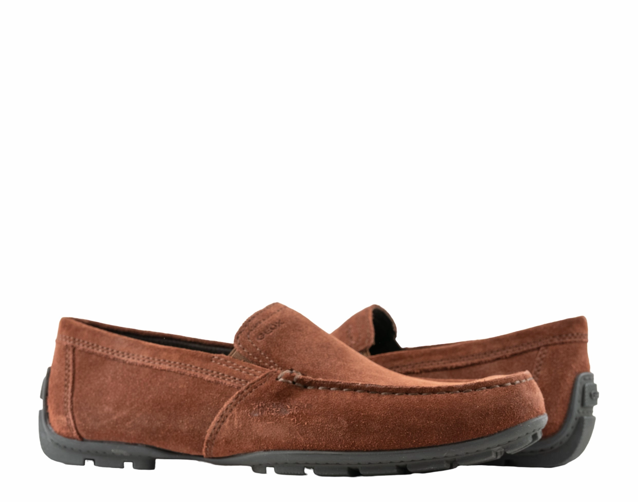 Geox Moner Suede Mocassin Loafer Rust Men's Casual Shoes U1144V-00022-C6037 Smooth surface traction