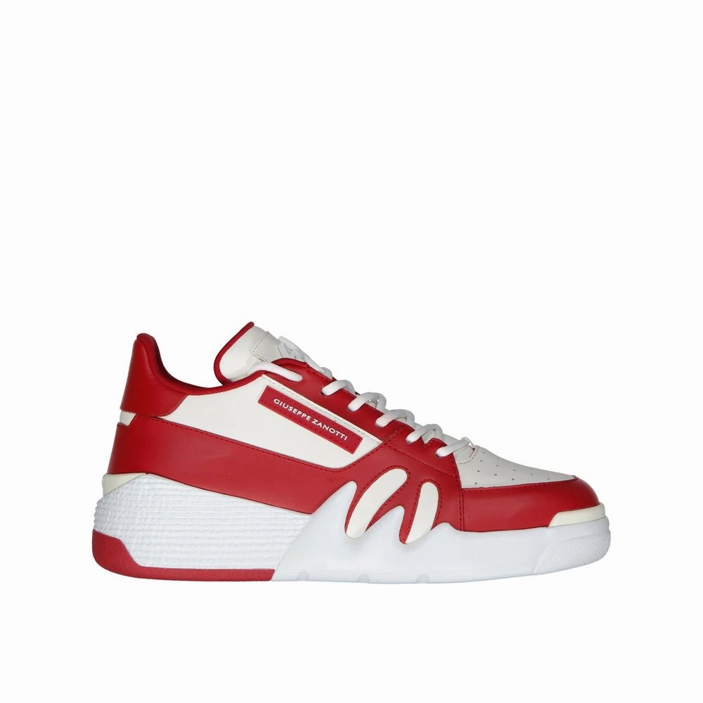 Stunning look low - heeled shoes Giuseppe Zanotti Leather Men's Sneakers