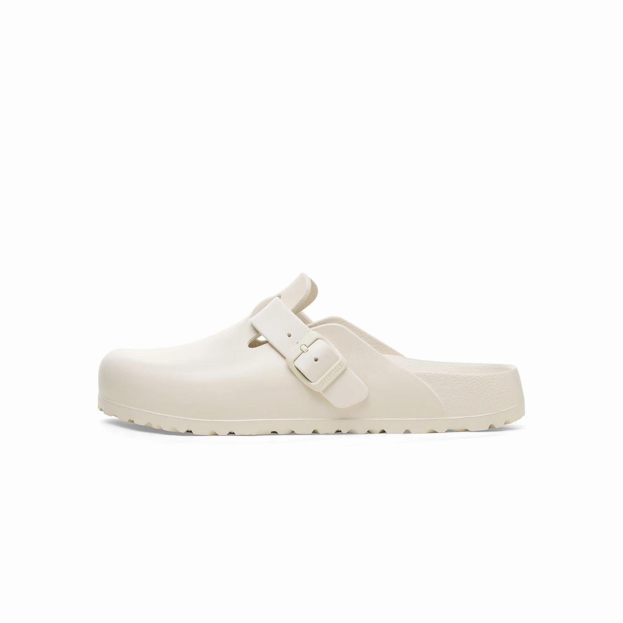 Birkenstock Mens Boston Eggshell EVA Slippers Cozy Vibe Sea Fun