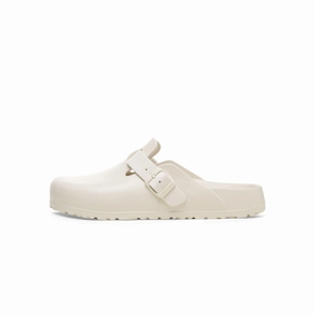 Birkenstock Mens Boston Eggshell EVA Slippers All-day outdoor comfort Stylish Travel Flats