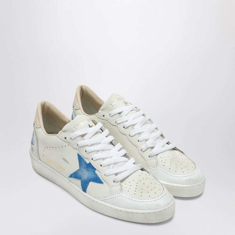 Golden Goose Men's /Bluette/Wood Ash Ballstar Sneakers Lightweight Design Energy - returning