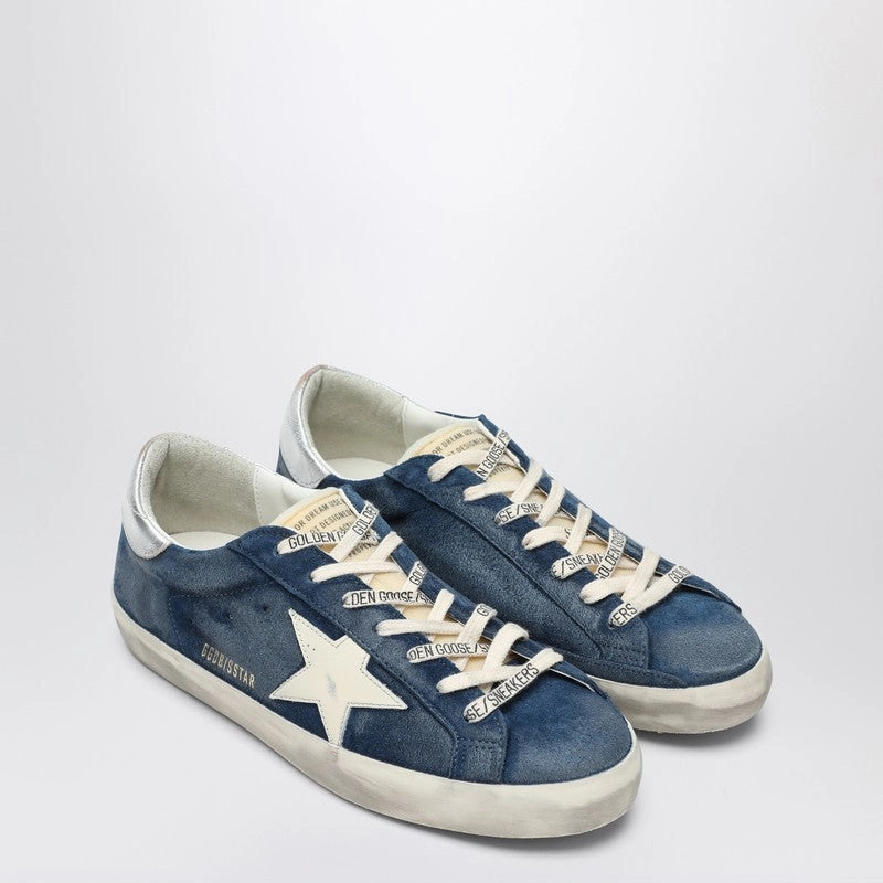moisture - wicking fabric Flexible Comfort Golden Goose Men's Sneaker Super Star Aviator blue//