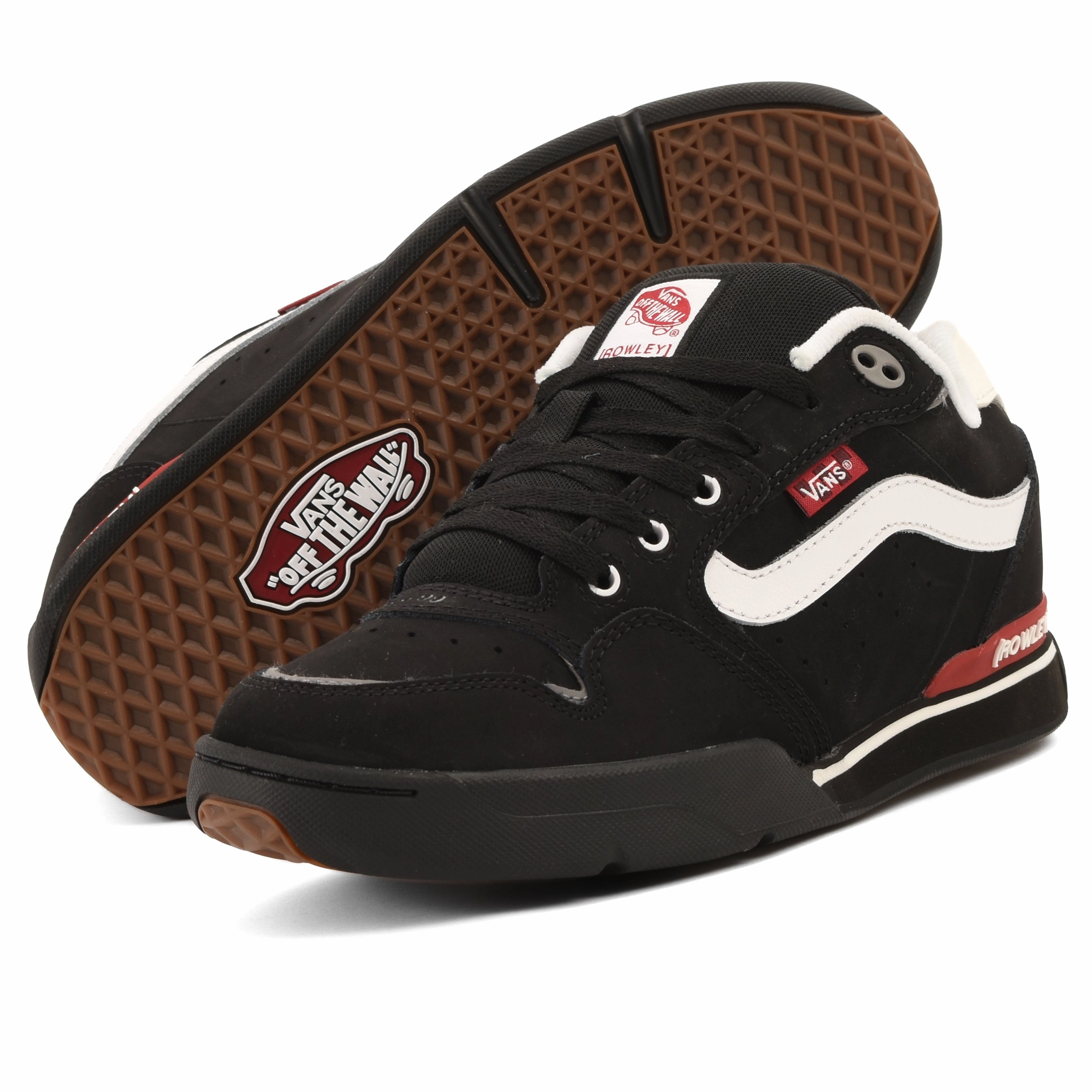 half - size available shoes maximalist running option Vans - Rowley XLT (Black/White/Red)
