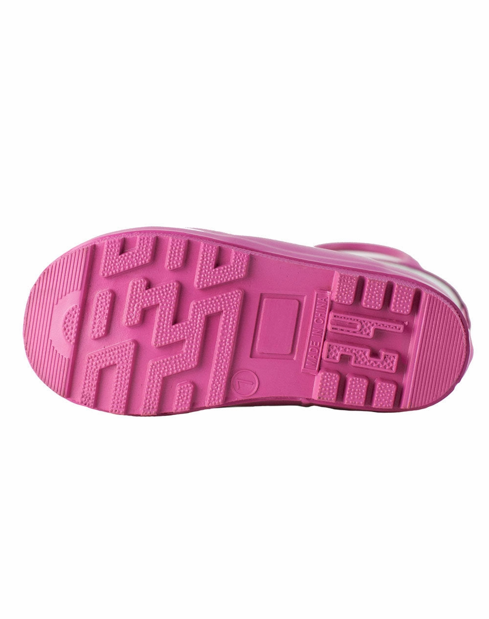 Green Floral Loop Handle Rubber Rain Boots Footwear Safety